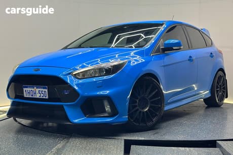 Blue 2017 Ford Focus Hatchback Rs