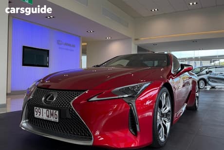 Red 2023 Lexus LC500 Coupe