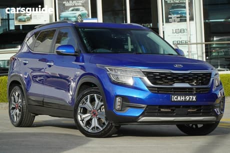 Blue 2020 Kia Seltos Wagon Gt Line (Awd)