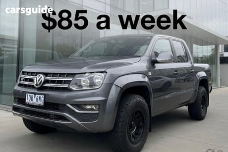 Grey 2018 Volkswagen Amarok Dual Cab Utility V6 Tdi 550 Sportline