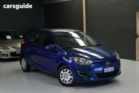 Blue 2015 Hyundai I20 Hatchback Active