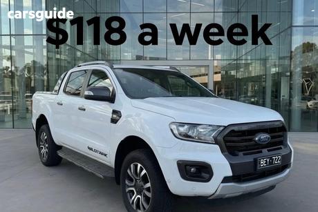 White 2019 Ford Ranger Double Cab Pick Up Wildtrak 2.0 (4X4)