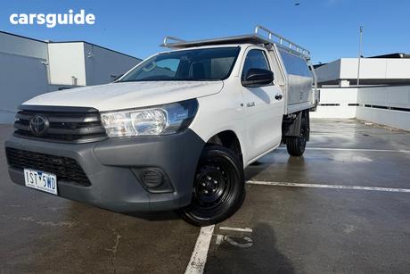 White 2020 Toyota Hilux Cab Chassis Workmate