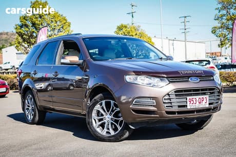 Brown 2014 Ford Territory Wagon Titanium (Rwd)