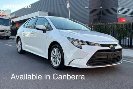 White 2024 Toyota Corolla Sedan Ascent Sport