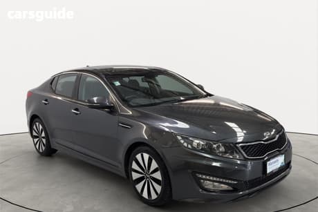 Grey 2013 Kia Optima Sedan Platinum