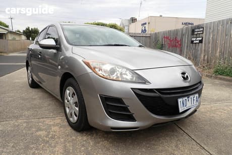 Grey 2010 Mazda 3 Sedan Neo