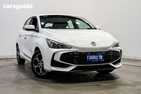 Silver 2025 MG MG3 Hatchback Excite Hybrid+