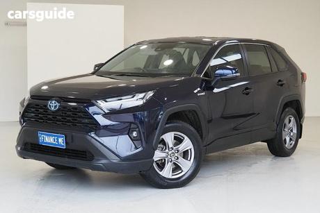 Blue 2022 Toyota RAV4 Wagon Gx (Awd) Hybrid