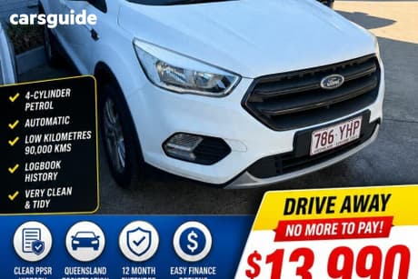 White 2018 Ford Escape Wagon Ambiente (Fwd)