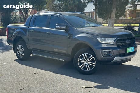 Grey 2020 Ford Ranger Double Cab Pick Up Wildtrak 2.0 (4X4)