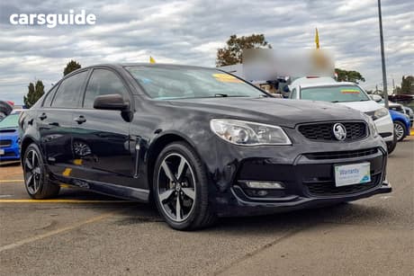 Black 2016 Holden Commodore Sedan Sv6 Black Pack