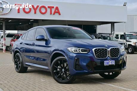 Blue 2022 BMW X4 Coupe Xdrive20I M Sport