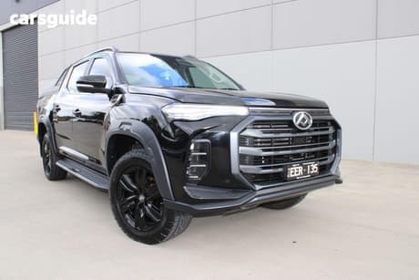 Black 2023 LDV T60 Double Cab Utility Max Pro (4X4)