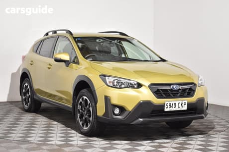 Yellow 2021 Subaru XV Wagon 2.0I-L Awd