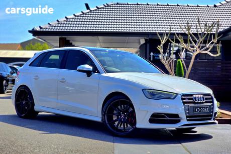 White 2014 Audi S3 Hatchback Sportback 2.0 Tfsi Quattro