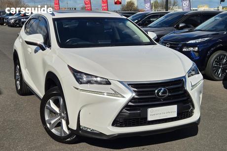 White 2015 Lexus NX200T Wagon Sports Luxury (Awd)
