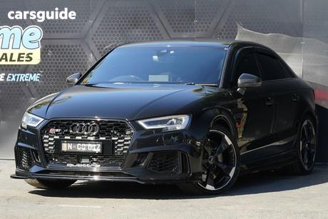 Black 2020 Audi RS3 Sedan 2.5 Tfsi Quattro Carbon Editn