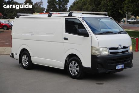 White 2011 Toyota HiAce Van Lwb