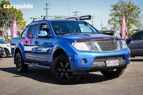 Blue 2012 Nissan Navara Dual Cab Pick-up St (4X4)
