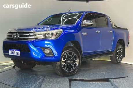 Blue 2016 Toyota Hilux Dual Cab Utility Sr5 (4X4)