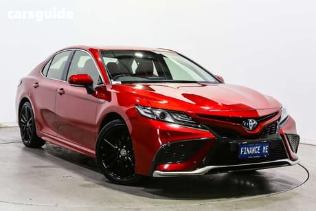 Red 2024 Toyota Camry Sedan Sx Hybrid