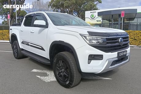 White 2025 Volkswagen Amarok Dual Cab Utility 10-Deserts Edt Tdi500 4Motion