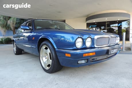 Blue 1997 Jaguar XJR Sedan 4.0 Supercharged