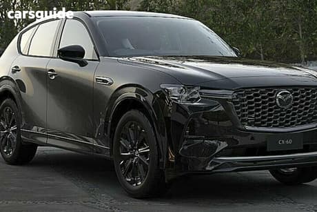 Black 2026 Mazda CX-60 Wagon G40E Gt Hybrid