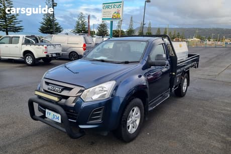 Blue 2018 Isuzu D-MAX Cab Chassis Sx (4X4)