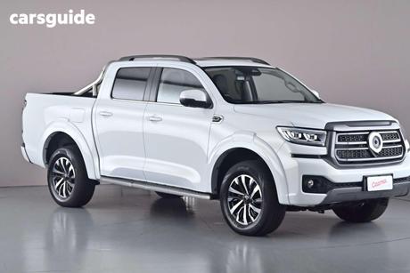 White 2024 GWM Cannon Dual Cab Utility Ultra (4X4)