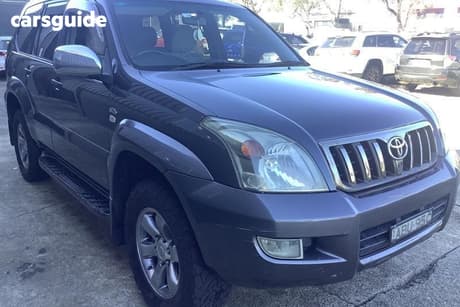 Grey 2008 Toyota Landcruiser Prado Wagon Grande (4X4)