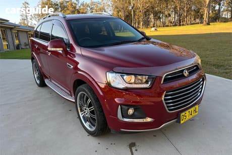 Red 2017 Holden Captiva Wagon 7 Ltz (Awd)