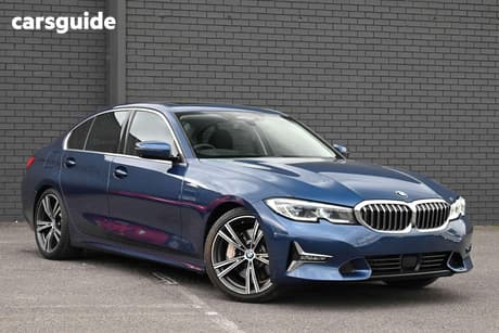Blue 2021 BMW 330I Sedan M Sport