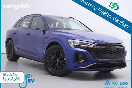 Blue 2023 Audi Q8 E-Tron Wagon 55 Launch Edition