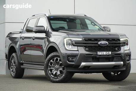 Grey 2025 Ford Ranger Double Cab Pick Up Wildtrak 2.0 (4X4)