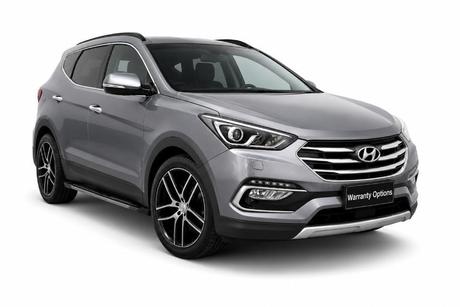 Silver 2016 Hyundai Santa FE Wagon Highlander Crdi (4X4)