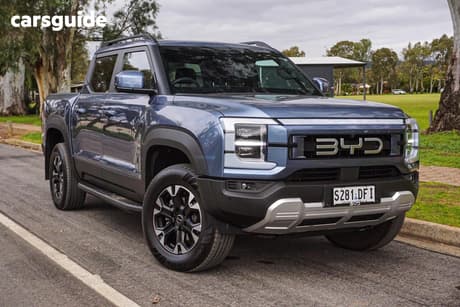 Blue 2025 BYD Shark 6 Dual Cab Utility Dual Motor Premium