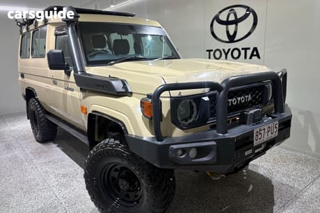 Beige 2024 Toyota Landcruiser Wagon Lc76 Gxl + Diff Locks