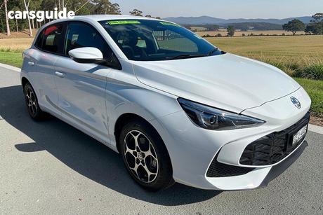 White 2025 MG MG3 Hatchback Excite Hybrid+