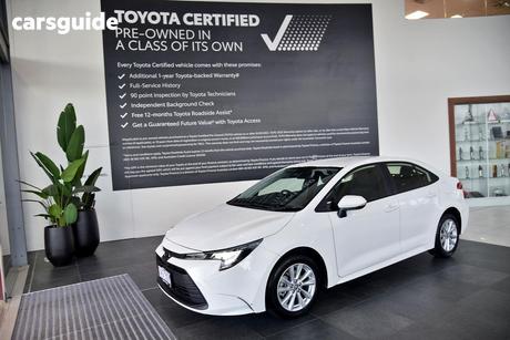 White 2024 Toyota Corolla Sedan Ascent Sport
