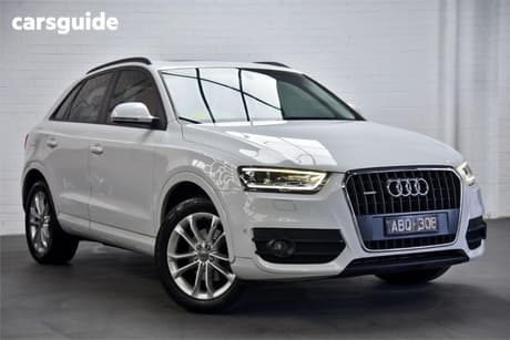 White 2014 Audi Q3 Wagon 2.0 Tfsi Quattro (125Kw)