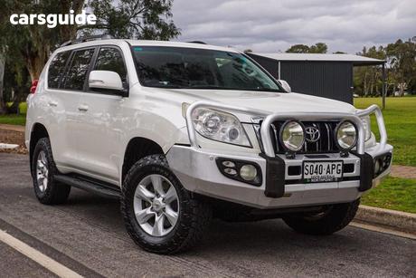 White 2012 Toyota Landcruiser Prado Wagon Altitude (4X4)