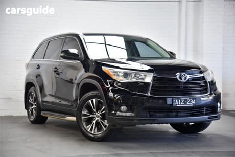 Black 2016 Toyota Kluger Wagon Gxl (4X2)