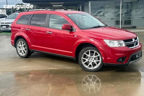 Red 2014 Dodge Journey Wagon R/T