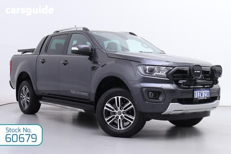 Grey 2020 Ford Ranger Double Cab Pick Up Wildtrak 2.0 (4X4)