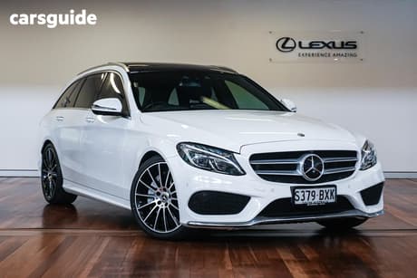 White 2017 Mercedes-Benz C200 Wagon