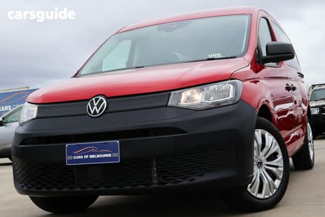 Red 2023 Volkswagen Caddy Commercial TSI220 F