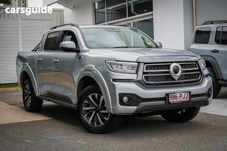 Silver 2025 GWM Cannon Dual Cab Utility Ultra (4X4)