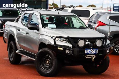 Silver 2019 Mitsubishi Triton Double Cab Pick Up Glx Plus (4X4)